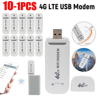 10-1PCS 4G LTE USB Modem USB 150Mbps Portable Wireless WiFi Adapter Card Router for Home Office Networking Products Accessories