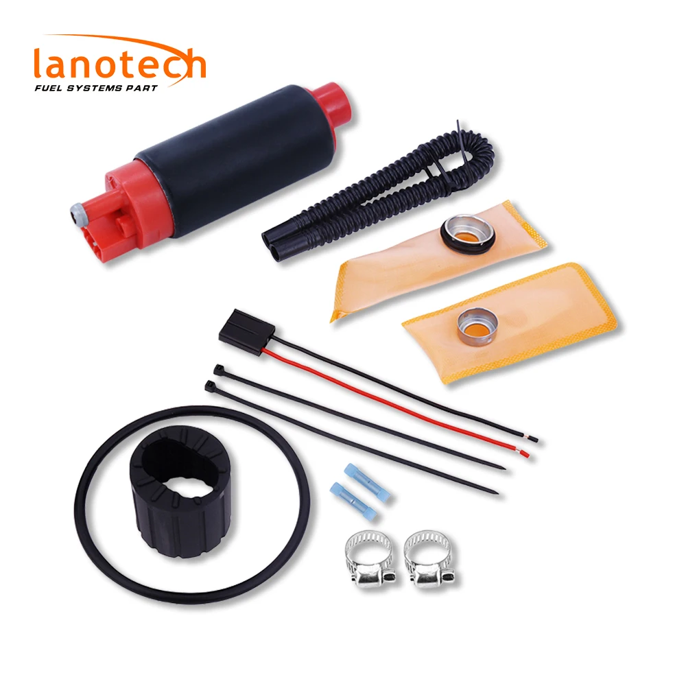 High Performance 255Lph 340Lph High Flow High Pressure Fuel Pump Carbon Commutator for Audi Seat Autos for E85 Ethanol Alcohol