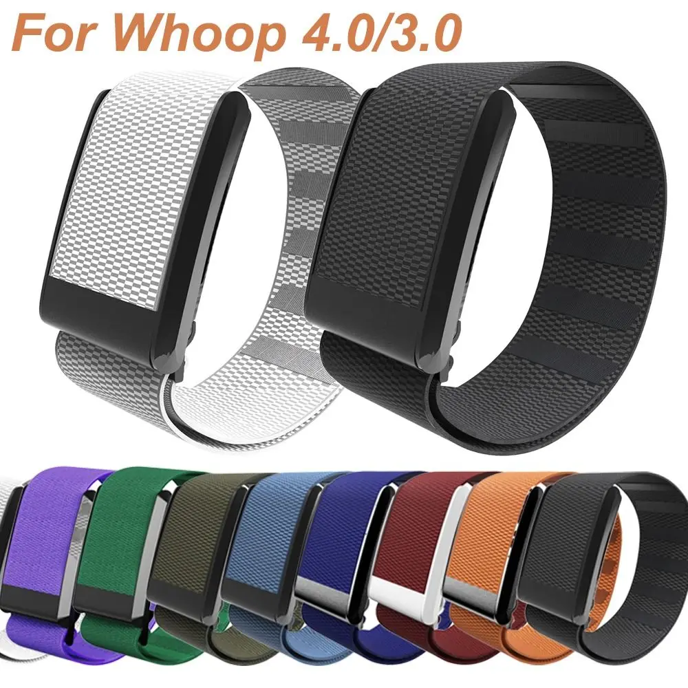 

Fashion Nylon Band Replacement Adjustable Odor Resistant Replacement Strap Breathable Fitness Tracking Strap for Whoop 4.0/3.0