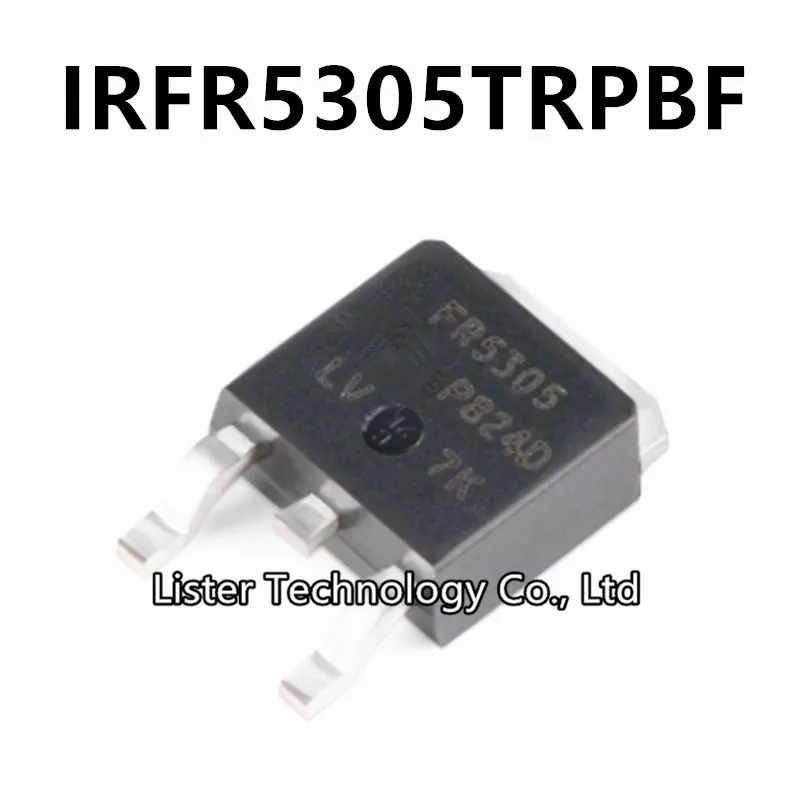 10~50PCS/Lot New IRFR5305TRPBF TO-252 Marking:FR5305 P channel -55V/-31A SMD MOSFET tube IRFR5305 IRFR5305T IRFR5305TR TO252 SMD