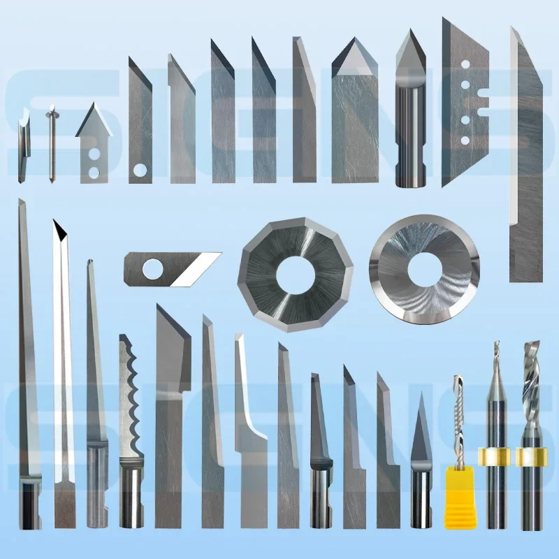 

10pcs Summa 390-534 500-9800 500-9801 500-9802 500-9803 500-9804 500-9807 Single Double Edge Cutout Knife Heavy Duty Blade