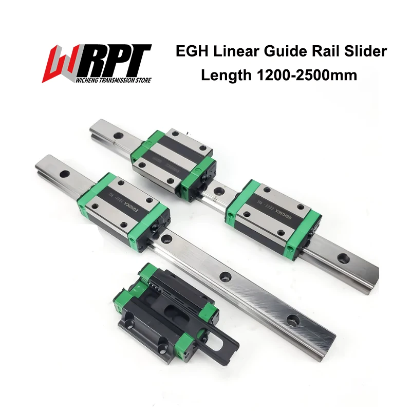 Линейная направляющая EGH EGH15 EGH20 EGH25 EGH30 1200-2500 мм 2 шт. EGH15CA EGH20CA EGH25CA EGH30CA EGW15CC EGW20CC EGW25CC EGW30CC