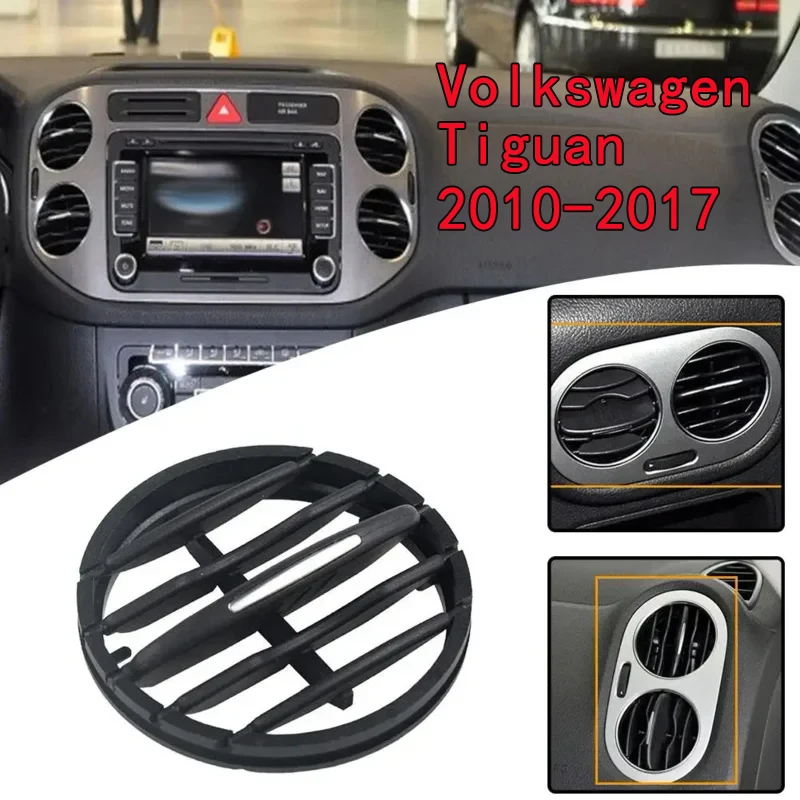 Air Vent Clip Cover For Volkswagen Tiguan 2010-2017 Car Interior Air Conditioning Grille Aeration VW Climate Panel Folding