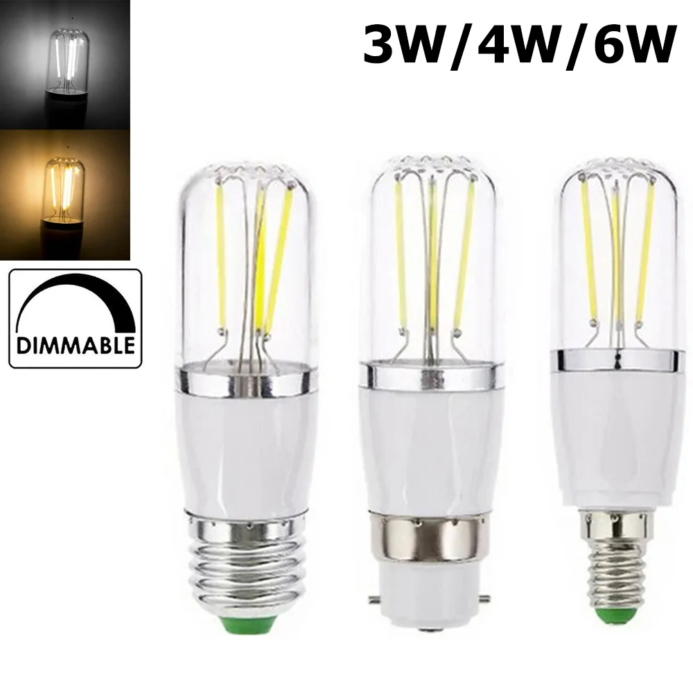 

Dimmable LED Bulbs 3W 4W 6W Decorative Appliance Halogen Candle Living Angle Light 4000k 220V Warm Lamp Home E27 E14 New For Dc