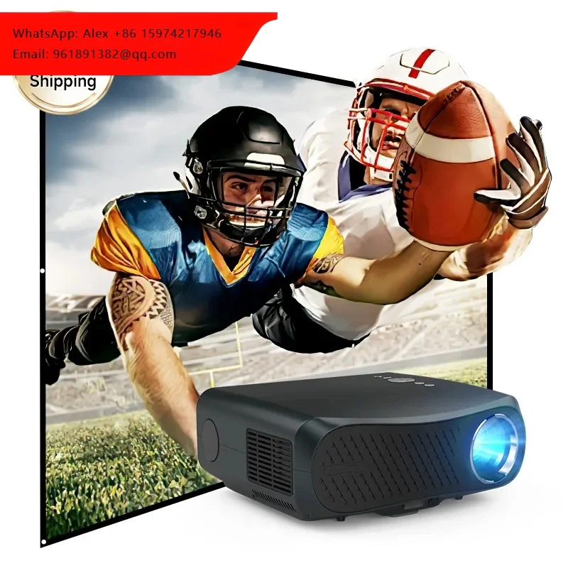 

Проектор OEM A12AB Pro12500Lumens с Android-системой, поддержкой 4K, Wi-Fi, 1080P, 2 ГБ ОЗУ для мобильных телефонов и домашнего использования.