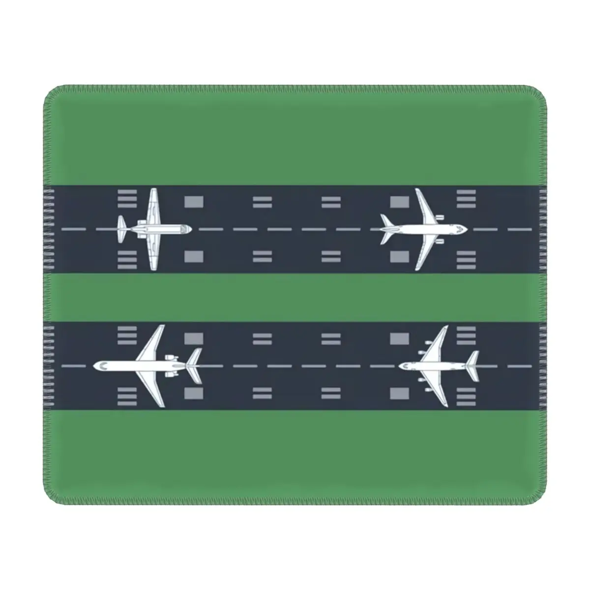 Airport Runway Traffic Controller Gamer Mouse Pad Non-Slip Rubber Lockedge Mousepad Airplane Pilot Aviator Computer Desk Mat