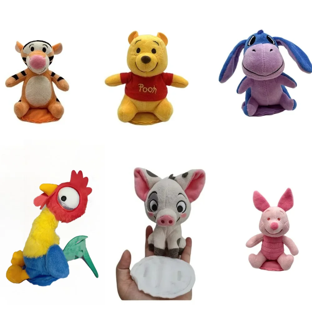 Peluche Kawaii de 16 cm de Pollo Magnético, Pooh y Tigger, Regalos de Peluche Kawaii para Amigos, Regalos de Cumpleaños