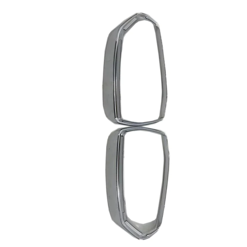 ABS Chrome Exterior Rearview Mirror Eyebrow Frame Cover 2 Pcs For Audi Q5 2018 Exterior Mirror Rain Snow Guard Sun Vent Cover