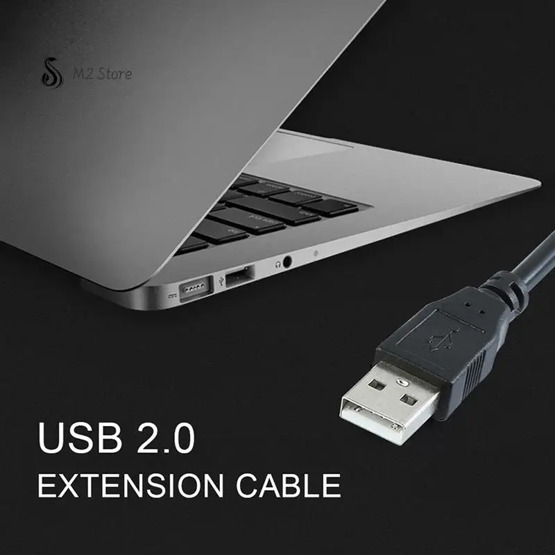 وصلة USB 2.0 ذكر إلى أنثى قاعدة مهايئ حامل الإرساء تمديد سلك كابل 1.5 متر لأجهزة الكمبيوتر المحمول لوحة مفاتيح الماوس USB موسع