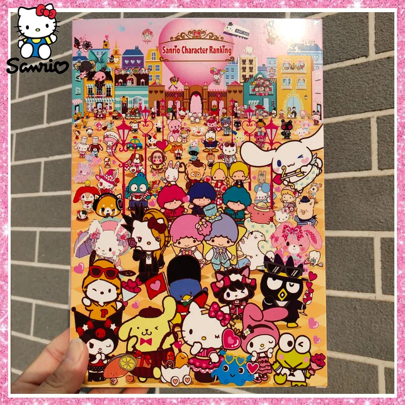 Sanrio Aksesori Hello Kitty Natal kedatangan kotak kalender Cinnamoroll Anime angka Kuromi Model My Melody hadiah Natal mainan anak