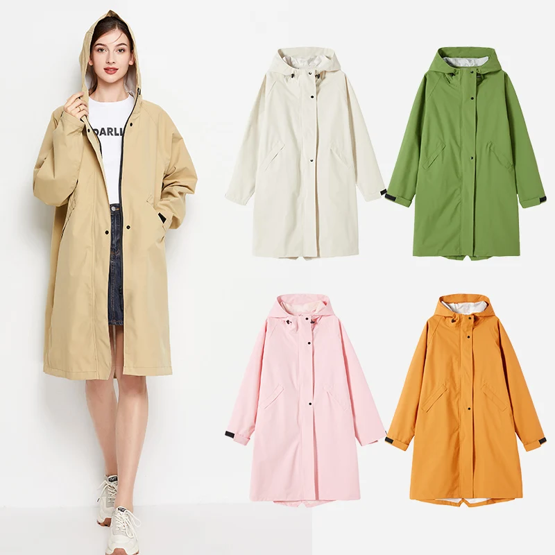 Women Raincoat Long Rainwear Men Rain Coat Golf coat Impermeable Poncho Japan Waterproof Rain Cape Cover Hooded Universal