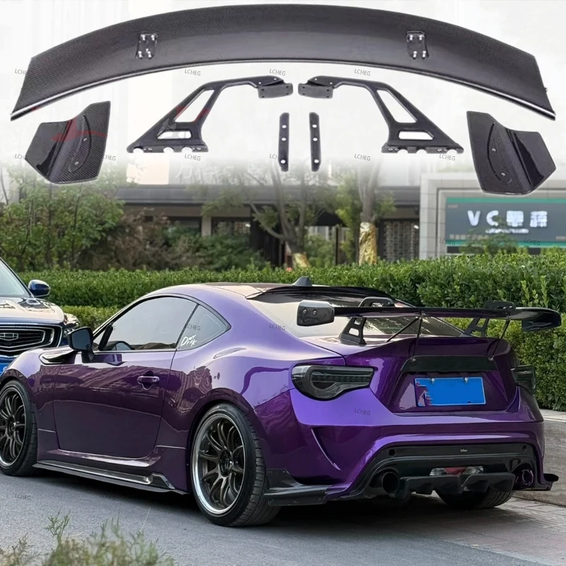Para FRP/fibra de carbono AD alerón ala Toyota 86 GT86 Subaru BRZ maletero de coche labio trasero accesorios de reacondicionamiento difusor 2012-2019