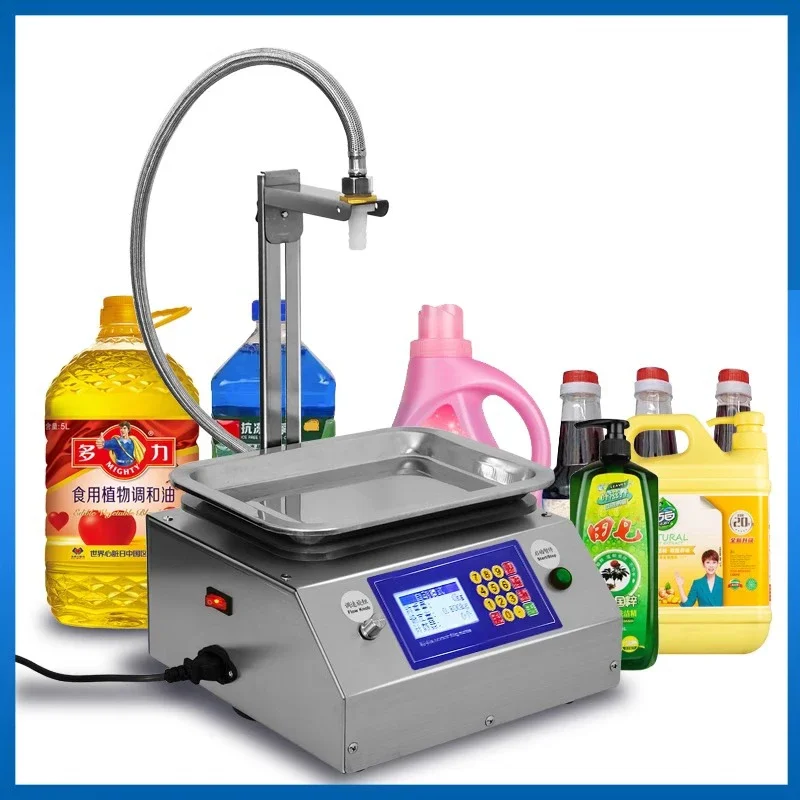 Разливочная машина для жидкости с цифровым управлением, разливочная машина для алкогольных напитков, парфюма, сока, молока, маленькие бутылки, разливочная машина с большим потоком
