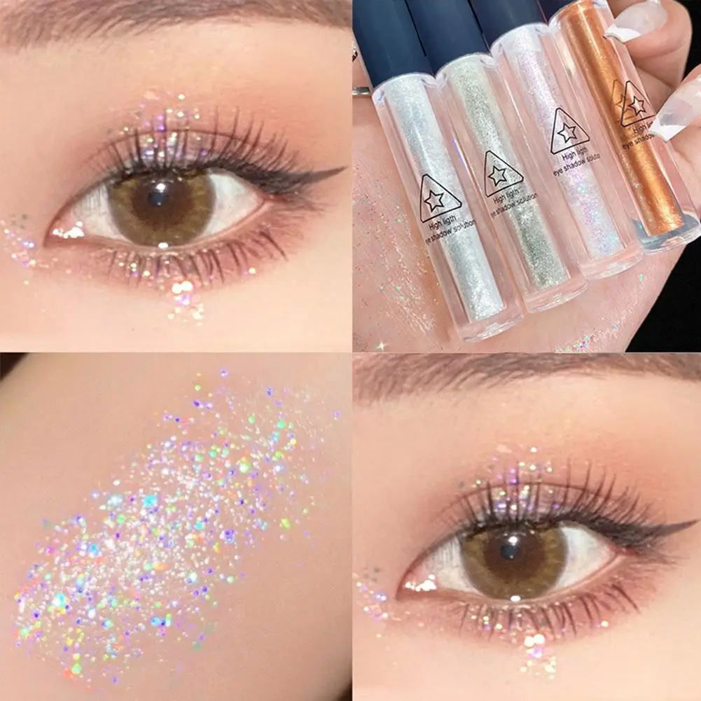 Liquid Glitter Eyeliner Eyeshadow Shiny Eyeliner Pen Diamond Shimmer Waterproof Eye Beauty Party Women Makeup