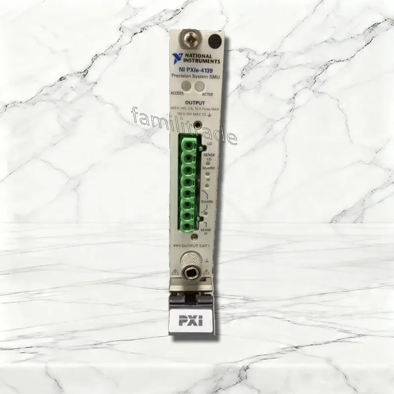 

Used National Instruments NI PXIe-4139 782856-02 60V 3A 10A Pulse 40W 100fA Precision SMU PXI Source Measure Unit #familitrade