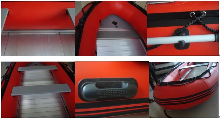 Nuova gommone gonfiabile da pesca in PVC/iperione, gommone dal design personalizzato certificato CE con accessori