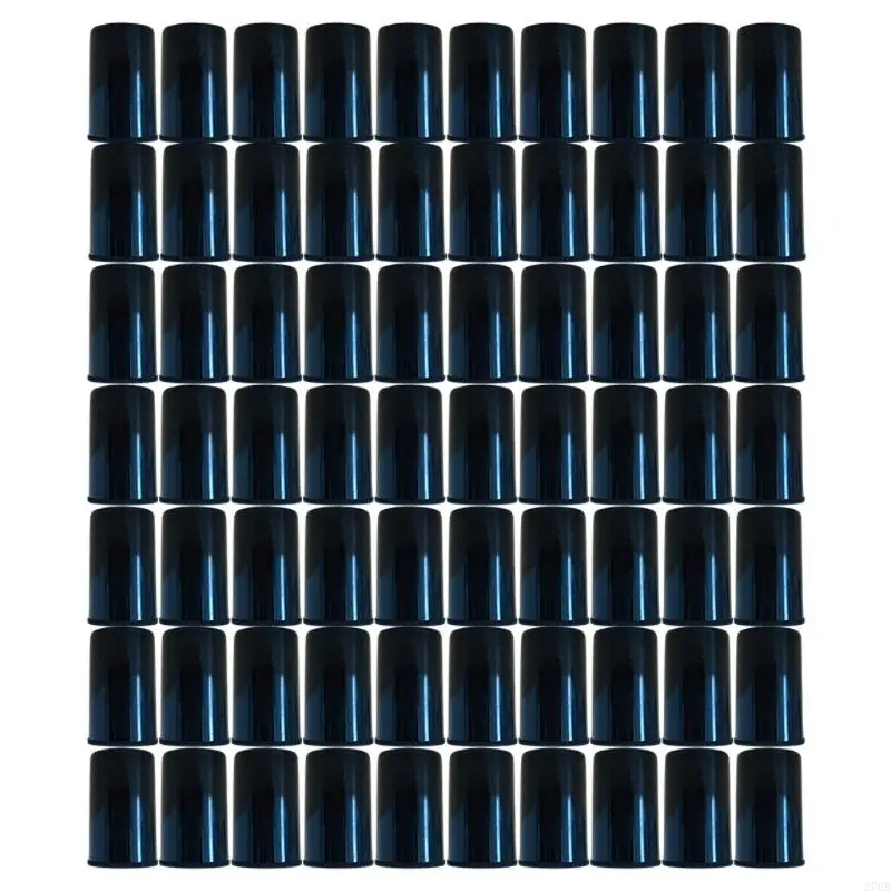  Black Film Storage Canister With Secure Cap Film Cans with Lid Film Roll Box