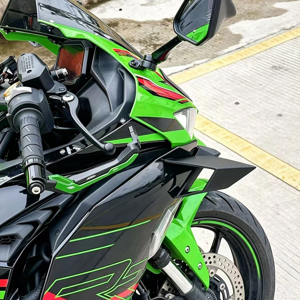 zx-4r New Motorcycle Fixed Wing Spoiler For Kawasaki ZX-4R ZX4R ZX-4RR ZX 4RR ZX-25R ZX25R Front Aerodynamic