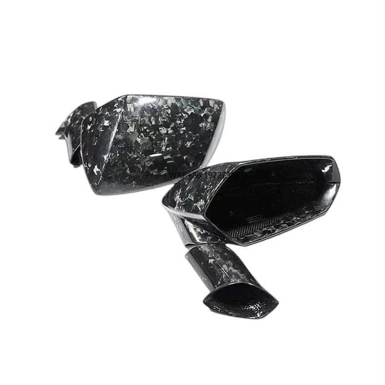 

Dry Carbon Fiber Forged Pattern Rearview Mirror for Aventador LP700 LP720 Exterior Mirror Cover