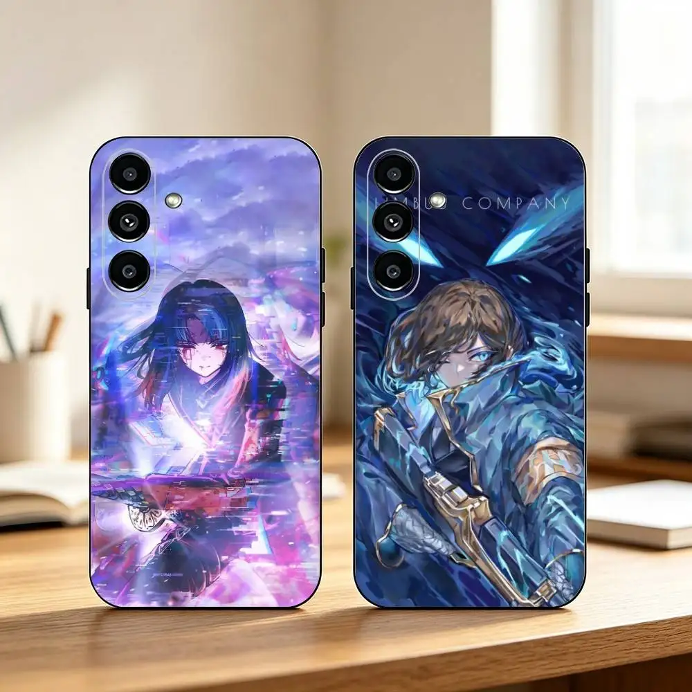 Limbus Company-Game  Phone Case For Samsung Galaxy A73,A72,A71,A70,A53,A52,A51,Soft Silicone Black Cover Gift