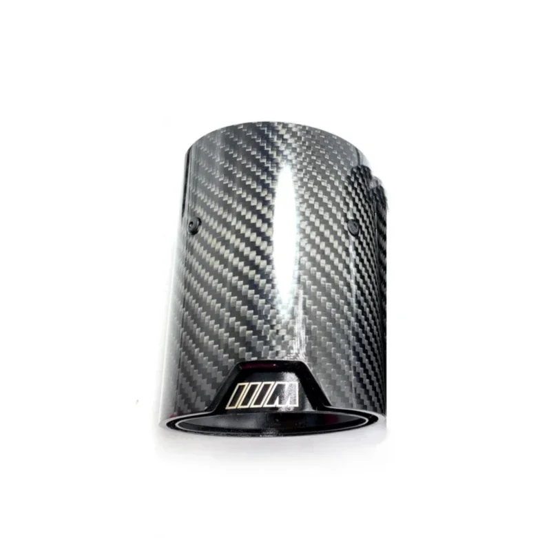 1PCS Black Real Carbon Fiber Exhaust Pipe Muffler tip For BMW M P exhaust pipe M2 F87 M3 F80 M4 F82 F83 M5 F10 M6 F12 F13