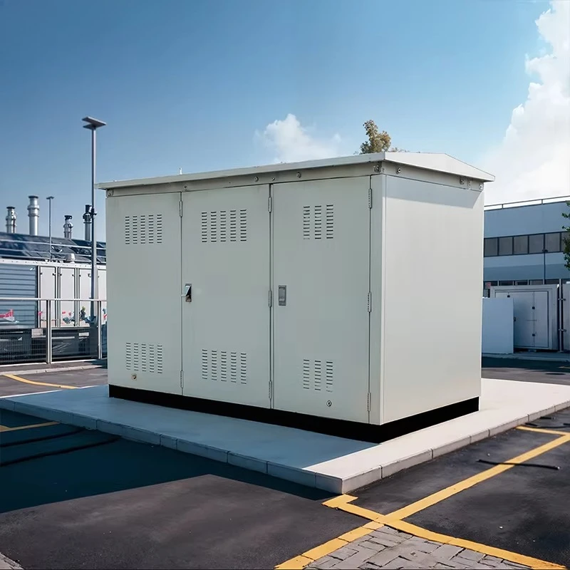 11KV 33KV Outdoor Three Phase Electrical Mobile Transformer Package Cubicle Substation / Kiosk Power Distribution Station