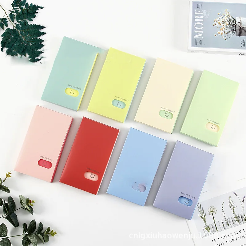 

Large Capacity Color Pp Card Book Card Collection Card Collection Postcard Earrings Jewelry Storage Book