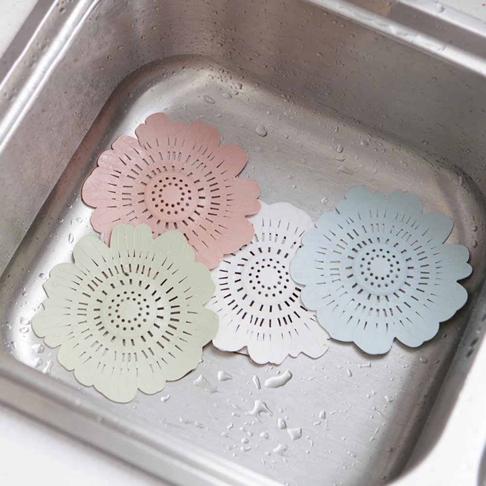 مكافحة انسداد تصفية سيليكون مصفاة حوض الأزرق المطبخ الحمام استنزاف الشعر الماسك مقاوم للماء دائم 50 ℃ #1