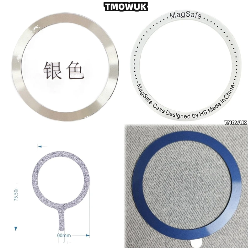 

Magsafe Metal Plate Ring Sticker For IPhone 13-16 Pro Max Plus Mini Wireless Charging Stand
