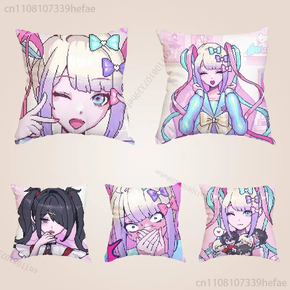 

N-Needy Streamer Overload Pillow Case Plush Pillow Cases Home Decoration Pillow Cover for Sofa Bed Chair Living Room