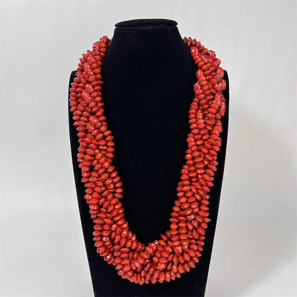 Ula Lopa Necklace Island Fashion Ladies Necklace Beautifully Handmade Samoa Style Gifts Necklace and Earring Set Decoration