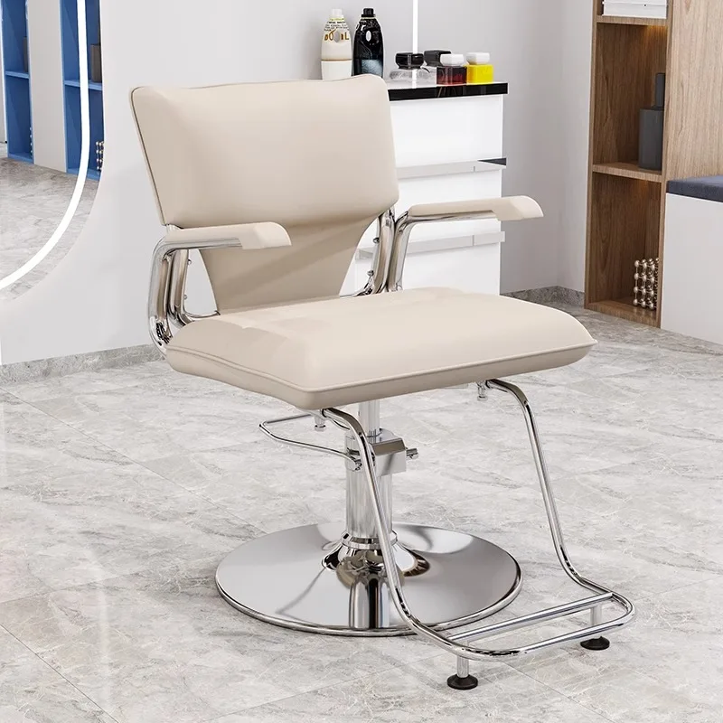 

Chair Chairs Nail Salon Barber Shop Hair Beauty Auxiliary Mirror Men Shaving Foldable Chaise Make Up Chaise Wash Furniture