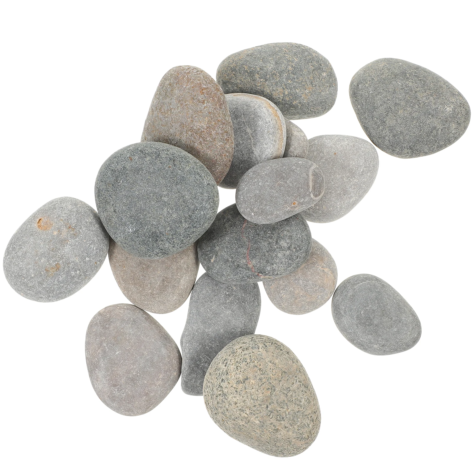 

16pcs Smooth Crafts Stones For Rocks Painting Decor Natural Pebbles Perfect Size DIY Painting Rocks Supplies