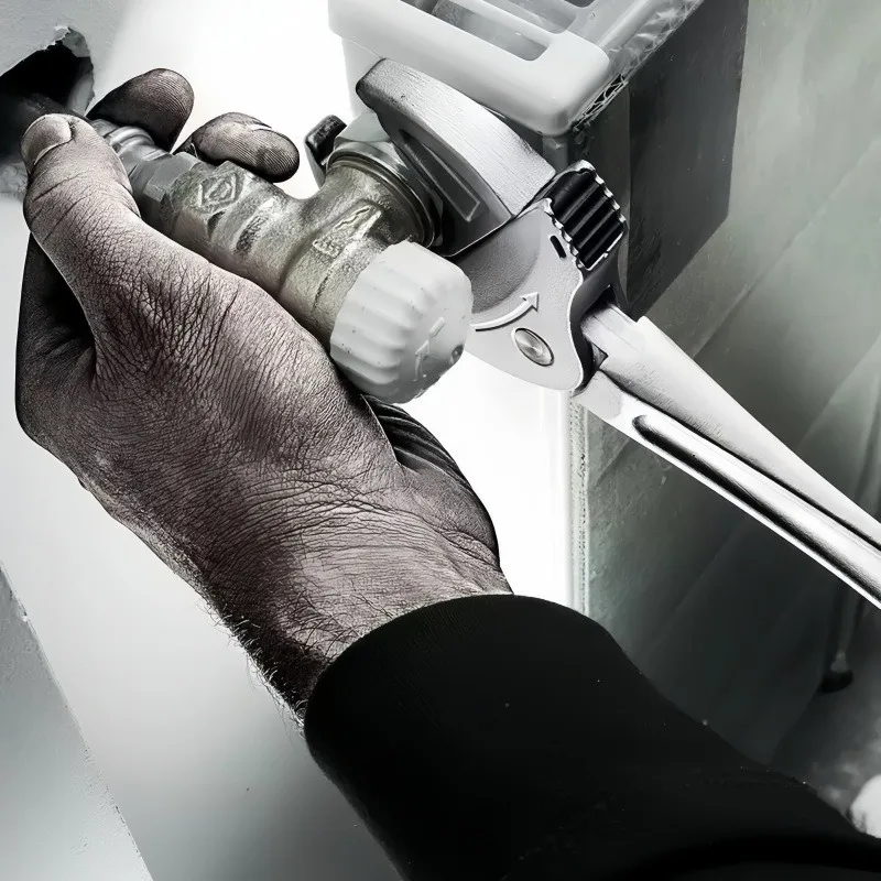【Hot】Heavy- Industrial Crab Claw Wrench Self-Adjusting Ratchet Wide Jaw for Automotive Piping Manufacturing