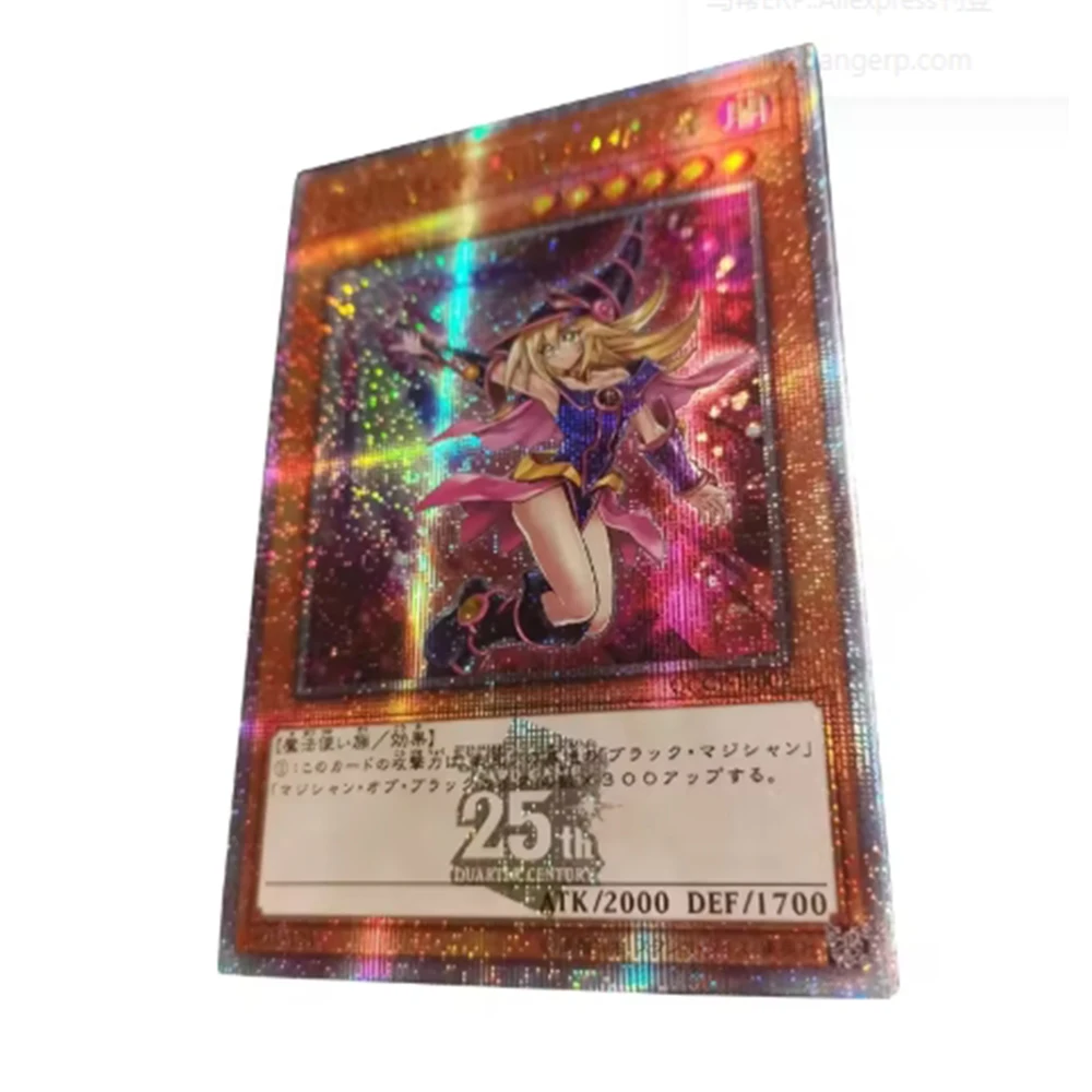 Yu-gi-oh DIY 3 unids/set 2009WCS ojos azules dragón blanco obelisco el tormentador Sky Striker Ace tarjeta coleccionable con purpurina refractante