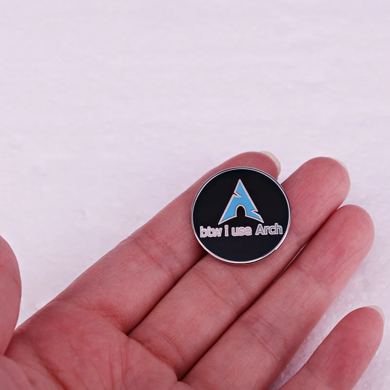 BTW أنا استخدام آرتشس المينا دبوس مضحك catchالعبارة جعل متعة دبابيس قبعة مجوهرات هدايا #4