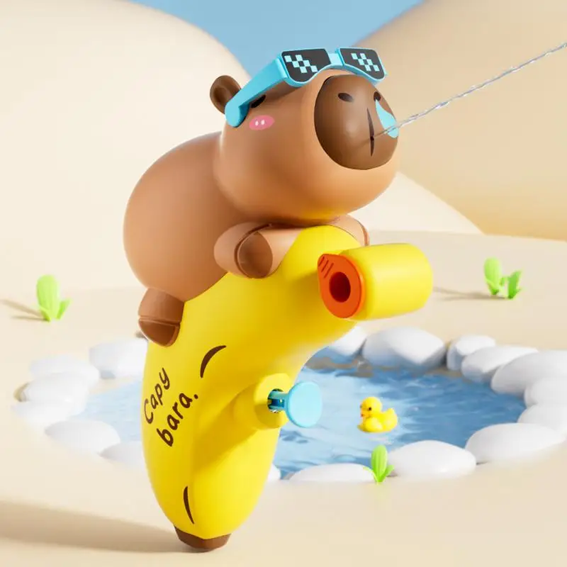 Zabawki wodne na zewnątrz dla dzieci Kreskówka Capibala Zraszacz wodny Zabawki do basenu na plaży Zabawki wodne na zewnątrz Letnie zabawki do rozpylania wody na duże odległości
