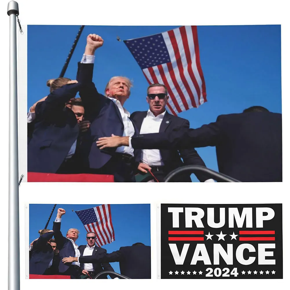 3X5FT Trump 2024 Flag Donald Trump Flag Banner Keep America Great Donald Trump Vance Flag For President USA US Direct Shipping