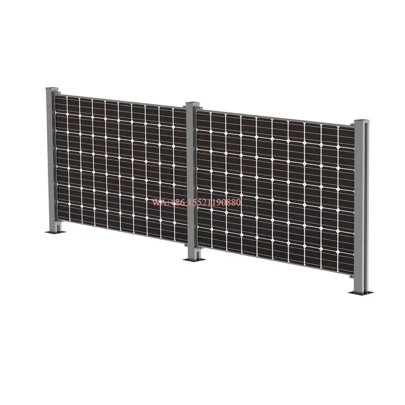 wmwmnu for Solar Energy System Ground Mount Vertical Bifacial Solar Fence for Farm