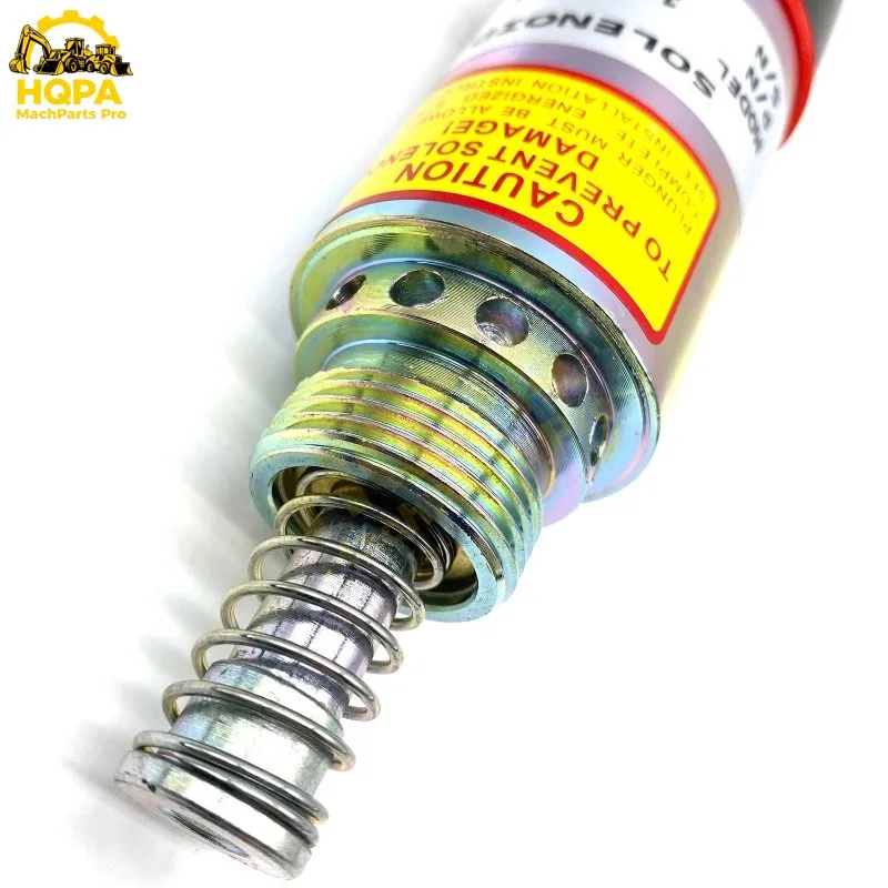 125-5771 1255771 12V Fuel Shutoff Solenoid for Caterpillar CAT Engine 3114 3126 3116 3126B 3126E Asphalt Paver AP-1000 AP-1050