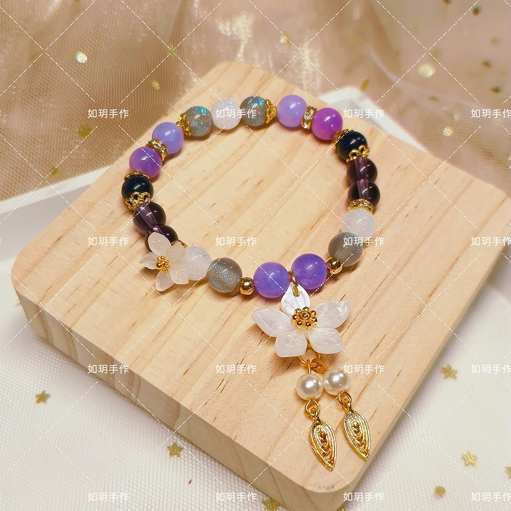 Jeu Genshin Impact Keqing Cosplay Bracelet, Bijoux Py Ambitus Anime