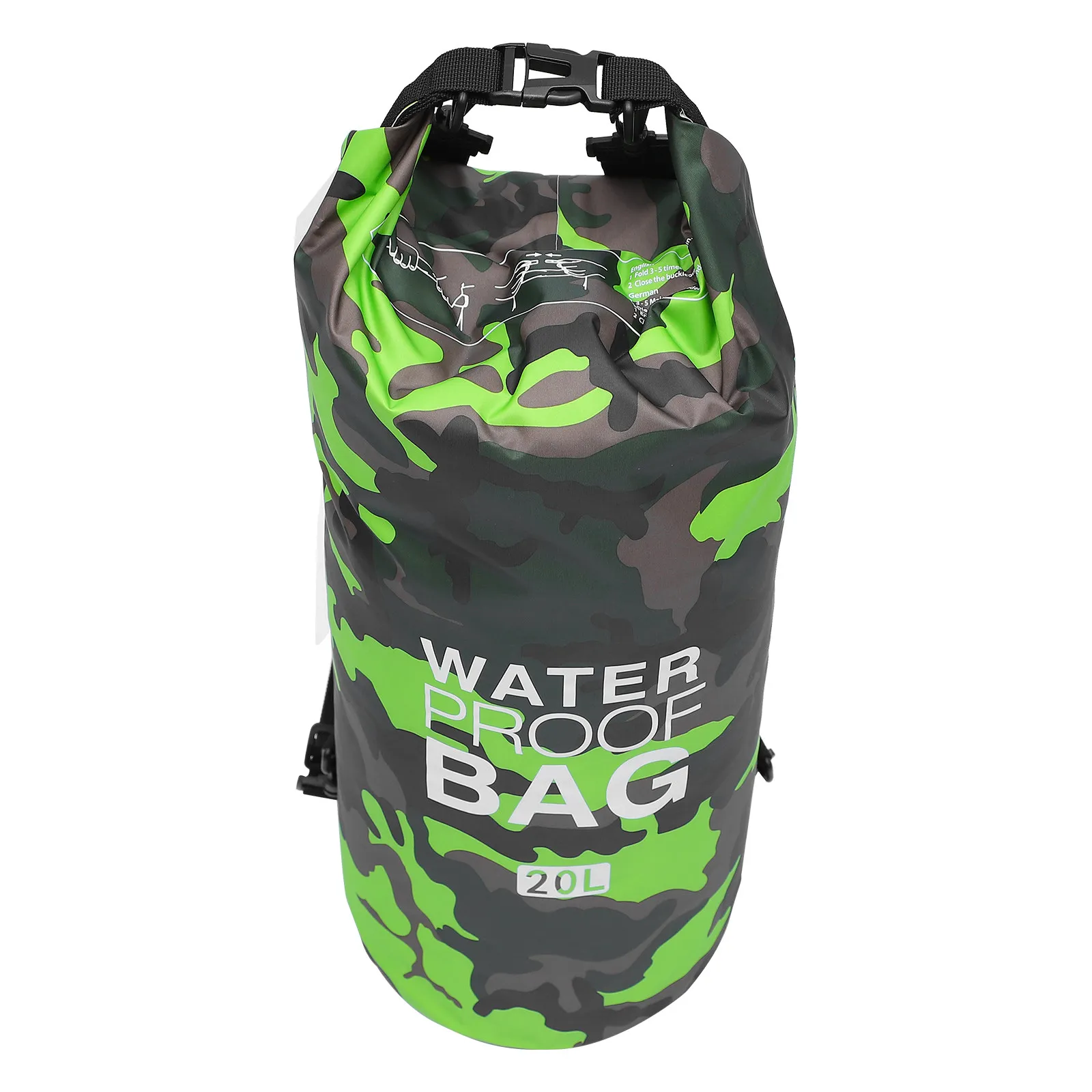 

1Pcs Waterproof PVC Bucket Bag 20L for Swimming Boating Kayaking Beach Camping Hiking Outdoor Floating Dry Storage Portable