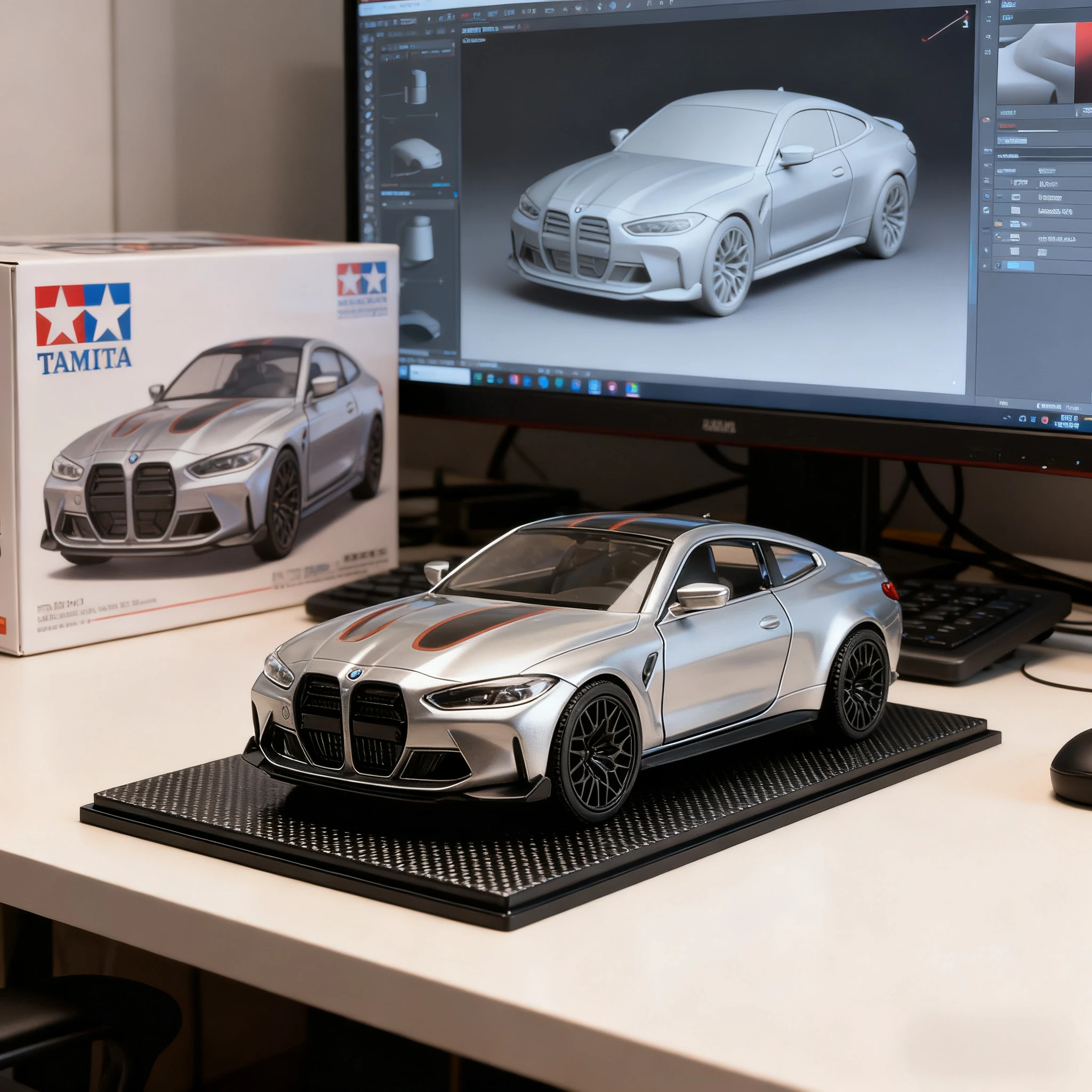 1/36 BMW M4 CSL Alloy Toys Car Model High Simulation Metal Genuine Door Opened Pull Back Function Boys Birthday Gifts Collection