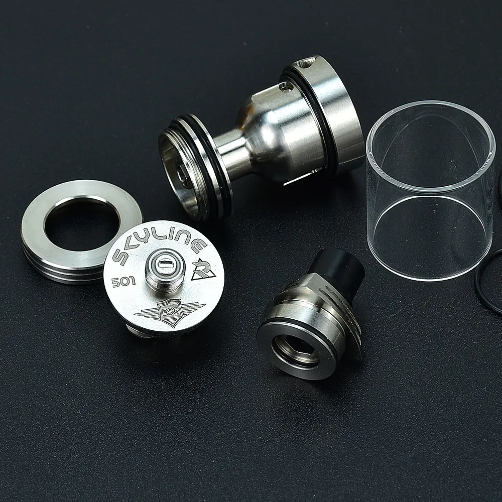 wolfcoolvape Skyline R Style RTA Rebuildable Tank Skyline-R Vape Atomizer MTL rta 2.0mm 3.2ml 22mm vs spica mtl rta