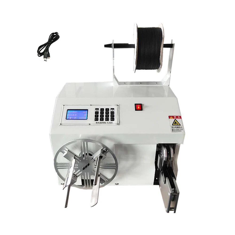 Factory Price High Quality Data Cable Wire Line Winding and Binding Bundle Machine