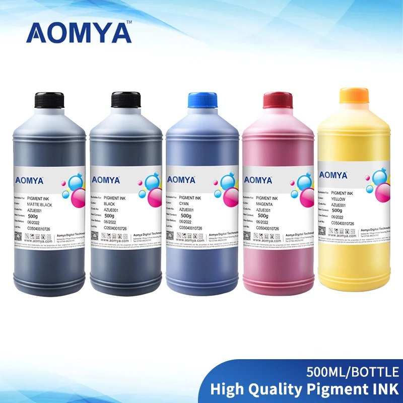 

Aomya 500ml Pigment Ink for Canon PFI-1700 PFI57 pfi-1000 Pro 2000 4000 6000 6000s 6100s Pro 520 540 540s 560 printer /12 color