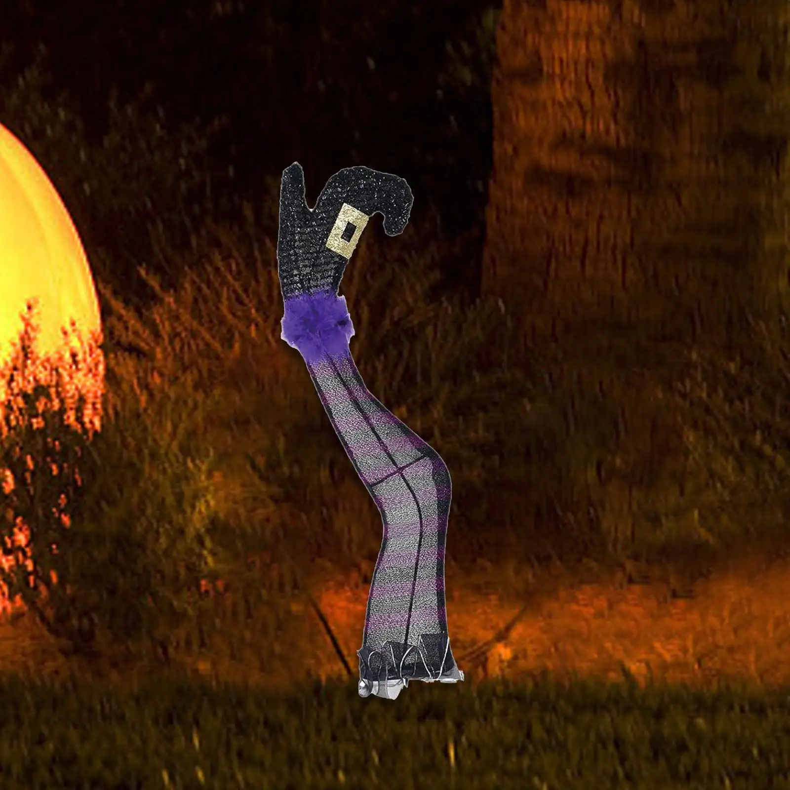 

Хэллоуин Освещенная нога ведьмы Хэллоуин Коллек ног ведьмы с подсветкой для двора