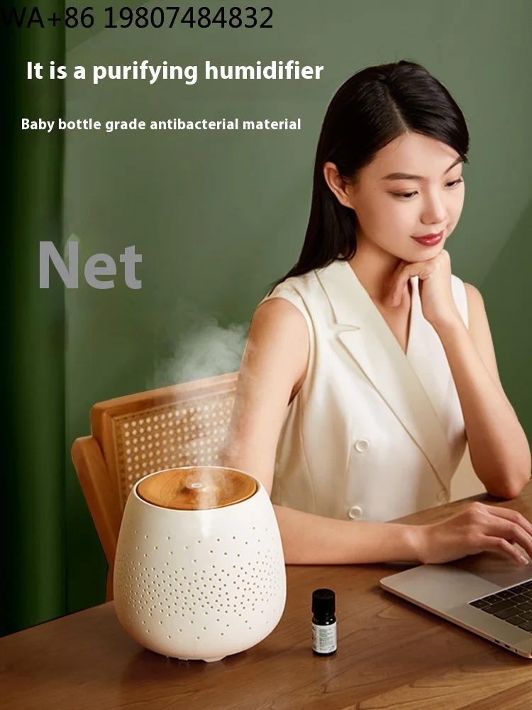 Starry Sky Projection Fragrance Nebulizer Multifunctional Waterless Scent Diffuser Night Light Built In Relax Sound Healthcare view 4