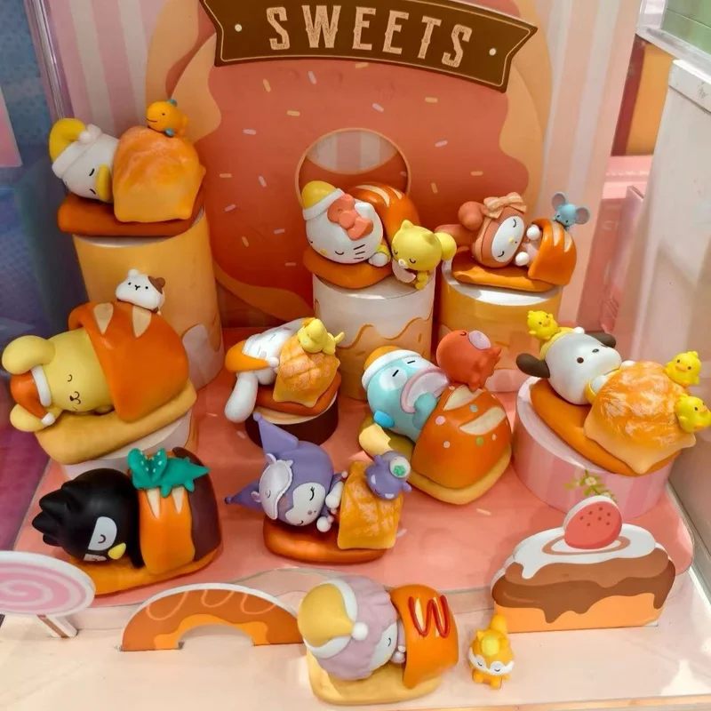 

Genuine Sanrio Happy Baking Series Blind Boxes Peripheral Trendy Toy Desktop Ornaments Birthday Women'S Gift Toy Model