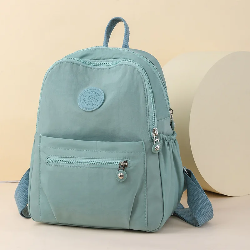 

2025 Minimalist Backpack Women - Premium Soft Leather Large Tote, Lightweight Work Bag with Multi-Pockets for Commuting & Travel